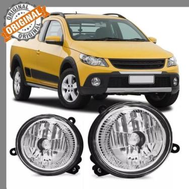 Imagem de Kit Par Farol Milha Saveiro Cross Gol Rally Crossfox Spacefox G5 G6 Fa