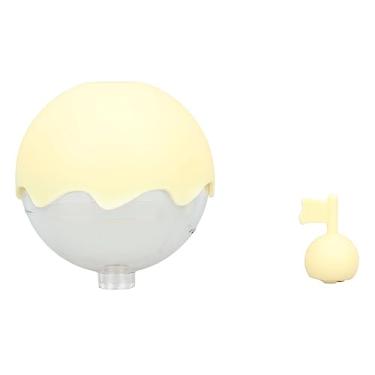 Imagem de Whisky Ice Máquina de bolas de gelo de silicone de liberação fácil para coquetéis, gelo de derretimento lento para amantes de vinho, tampa transparente para armazenamento fácil (amarelo)