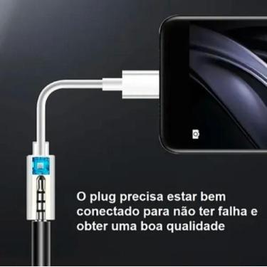 Imagem de Cabo Adaptador Tipo C Usb-c Para Fone Ouvido P2 P3 3.5mm - IT-BLUE, Br