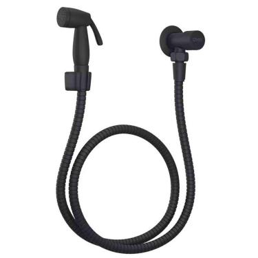 Imagem de Ducha Higienica Completa Fosca Chuveirinho Mangueira Banheiro Box Casa Lavabo Flexivel Suporte