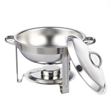 Imagem de Rechaud Inox redondo 5 litros banho-maria Richoa