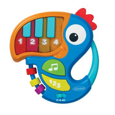 Imagem de Toy Infantino Piano & Numbers Learning Toucan para bebês