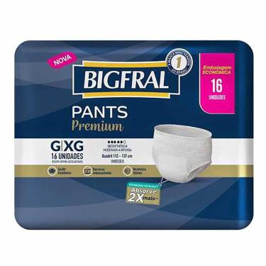 Imagem de ROUPA INTIMA DESCARTAVEL BIGFRAL PANTS G/XG C/16