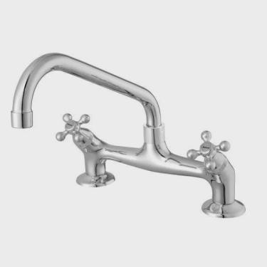 Imagem de Torneira com Misturador de Cozinha para Mesa 3002 C 21 ba Supernova Meber Metais Cromado