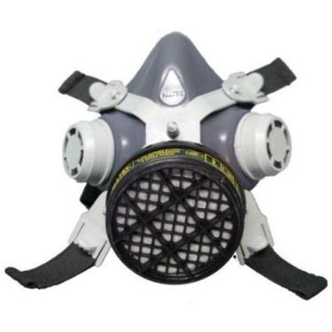 Imagem de Máscara Respirador Facial Alltec Com Filtro Profissional