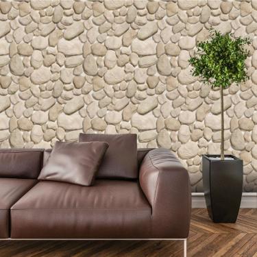 Imagem de Papel de Parede Adesivo Pedra Lavável  Sala  Quarto Cozinha 3 metros