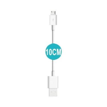 Imagem de Cabo USB-C Ultra Curto (10/20cm) - Carregamento Rápido 3A, Micro USB b