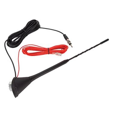 Imagem de Antena de rádio veicular FM AM universal de alto ganho 87,5 108 MHz antena de rádio para carro veículo material de borracha durável 5 m comprimento do cabo