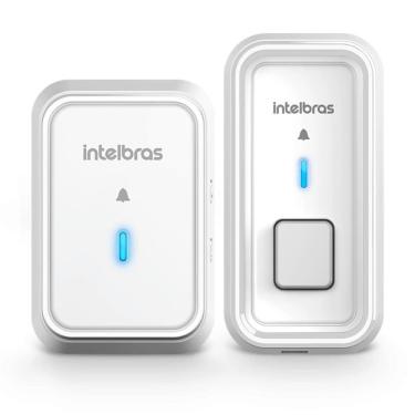 Imagem de Campainha Sem Fio Com Bateria Intelbras Cib 101 Branca