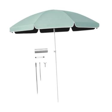 Imagem de ＡＷＨＡＯ Guarda-chuva de pátio, guarda-chuva de mercado, cobertura para ao ar livre para jogos esportivos em parques, Ciano