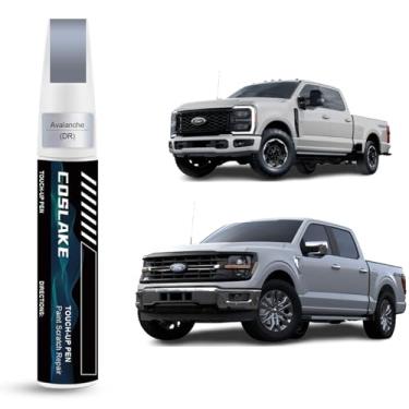 Imagem de COSLAKE Tinta de retoque de carro (Avalanche(DR)) para Ford, kit de reparo de arranhões de pintura de carro, solução rápida e fácil de reparar, caneta removedor de arranhões 2 em 1 com 2