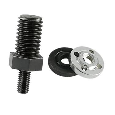 Imagem de WeiLaiKeQi Adaptador de fixação para esmerilhadeiras angulares, eixo de extensão multifuncional, fácil de instalar, conector portátil resistente, biela, Placas M5 a M10