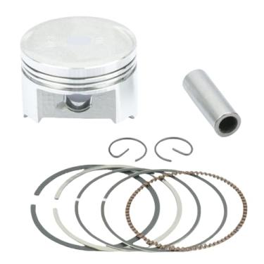 Imagem de Kit de pistão, pistão de motor anéis de pistão, kit de anel de pistão de scooter para honda lead125 ww pcx125 click125i forza 125 52,4mm 12100-kzr-600 Motor de 4 tempos 125cc
