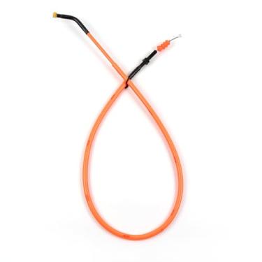Imagem de Cabo de embreagem Arashi para Kawasaki Z1000 2014-2016, linha de fio inoxidável e acessórios de substituição de motocicleta de borracha peças laranja