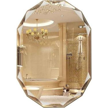 Imagem de Espelho De Banheiro Polygo Espelho Sem Moldura Maquiagem Vaity Decor Espelho De Parede | 5mm De Espessura, 50cmx70cm