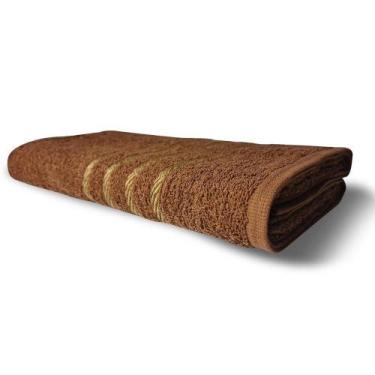 Imagem de Toalha Para Lavabo Montreal Beka 330 G/m² 45x70 Cm Marrom - Toalhas Be