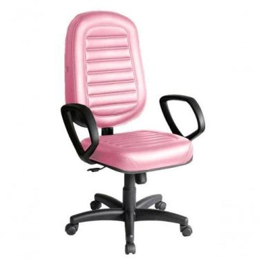 Imagem de Cadeira Presidente Para Escritório Linha Blenda Rosa - DESIGN OFFICE M