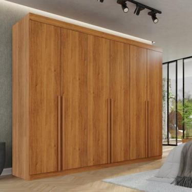 Imagem de Guarda-roupa Casal 6 Portas 8 Gavetas Florianópolis 100% MDF - Valverd