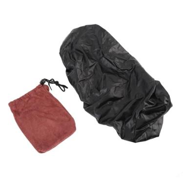 Imagem de lyrlody Capa de Motocicleta Protetor de Motocicleta Tampa de Assento Universal Tpu Elástico Chuva Protetor Solar para Scooter de Com Saco de Armazenamento (L)