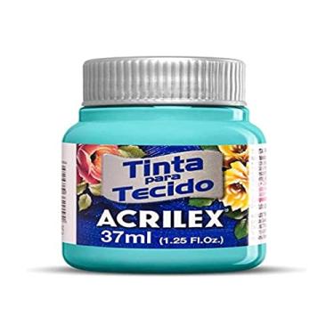 Imagem de Tinta Para Tecido Fosca, Acrilex, Turquesa, 37 ml