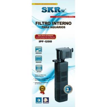 Imagem de Filtro Interno Para Aquário Skrw Ipf-1200 - 1200 L/h, 110V