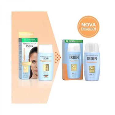 Imagem de Protetor Solar ISDIN Fusion Water FPS50+ 50ml - Barreira Invisível par