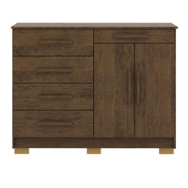 Imagem de Comoda Sapateira 5G 2P 122 cm SIRI 20019 Imbuia VLR