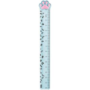Imagem de Régua Escolar Holic Pets - 15Cm - Miau-Line - 1 Uni - Tris
