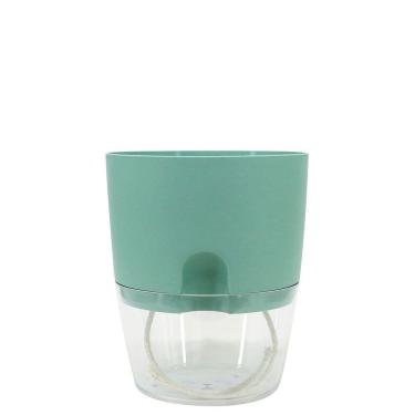 Imagem de Cachepot Acqua Autoirrigável 12 Cm Cor 66 - Verde Vintage