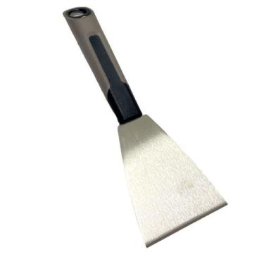 Imagem de Espátula De Inox Reta Para Chapa Cozinha Lanches - CRB