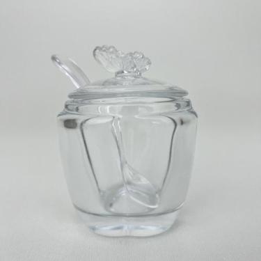 Imagem de Açucareiro de Vidro com Colher Butterfly Transparente Wolff