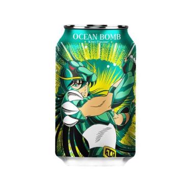 Imagem de Refrigerante Ocean Bomb Lata 330 ml Os Cavaleiros do Zodíaco, Shiryu d