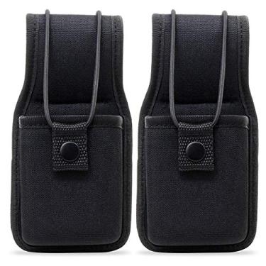 Imagem de Bolsa para suporte de rádio 3 em 1 abcGoodefg para GPS Kenwood Motorola baofeng UV5R UV82 UV5RA 888S Retevis H777 Rádio bidirecional Walkie Talkie MSC 20C, Duty Belt Radio Holster-2 PACK