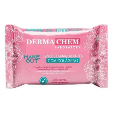 Imagem de Lenço Umedecido Demaquilante Maquiagem C/ Colageno Aloe Vera - Dermach