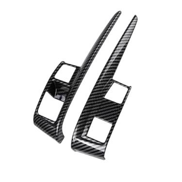 Imagem de AJHLJ® 2 peças de guarnições de caixa de engrenagens CVT transmissão automática câmbio botas painel adesivos para acessórios Civic 10ª geração 2016-2021 decoração de console central de mudança de