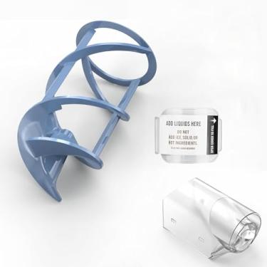 Imagem de Peças de reposição para fabricante Ninja Slushie FS300 e FS301, acessórios de reposição Ninja Slushie, peças de máquina Ninja Slushie Inclui trado, bico e tampa de cilindro de resfriamento