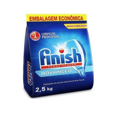 Imagem de Detergente Em Pó Lava Louças Finish Limpeza Advanced 2,5kg