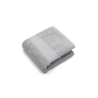 Imagem de Toalha de Rosto Buettner Natural 100% Algodão - 50x80cm, Cinza