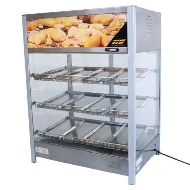 Imagem de Estufa Salgado Vapor LED Abertura Traseira 12 Bandejas Titã, 220V