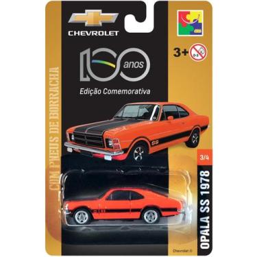 Imagem de Miniatura Chevrolet Opala 100 Anos Cks 1:64 Pneus De Borracha, Laranja