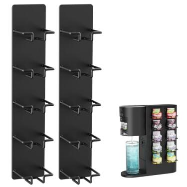 Imagem de Suporte Flavor Pods para Ninja Thirsti, organizador de 5 camadas, comporta 10 gotas de água com sabor, rack de armazenamento para sistema de bebidas Ninja Thirsties para máquina de refrigerante
