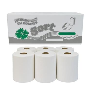 Imagem de Caixa papel toalha bobina sort branco luxo