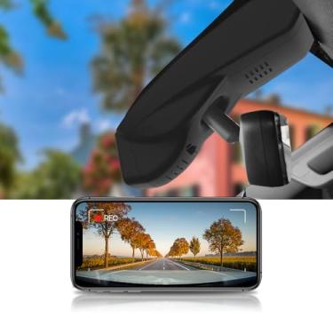 Imagem de Fitcamx Câmera de painel 4K adequada para GMC Terrain 2018-2024 (HD2-9135) SL SLE SLT Diesel AT4 Denali, estilo OEM, vídeo UHD 2160P, WiFi e aplicativo integrados, gravação em loop, sensor G, fácil de