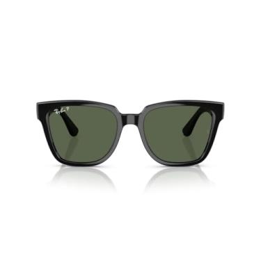 Imagem de Óculos de Sol Ray-Ban Polarizado 0RB4437L 601/9A Tam 55 / Preto - Lentes Verde