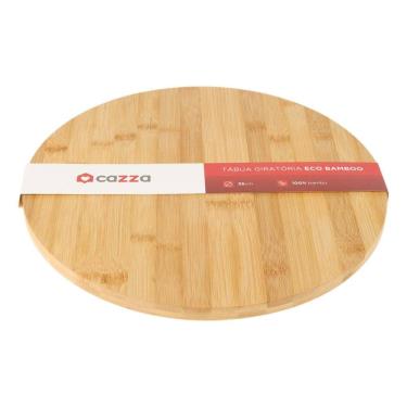 Imagem de Tábua Redonda Giratória 35cm Eco Bamboo Cazza