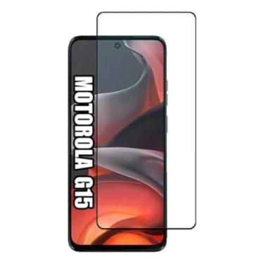 Imagem de [GL CASES] Película Motorola Moto G15 Anti Risco Película Moto G15 Vidro Temperado 3D 9H Proteção Com Cobertura Total Da Tela + Kit Limpeza Para Aplicação
