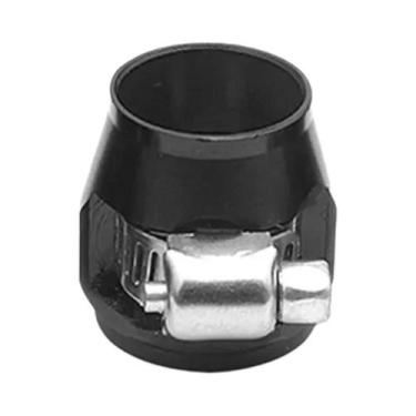 Imagem de Braçadeira De Acabamento Para Mangueira De Combustível De Alumínio Par