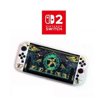 Imagem de Capa zelda nintendo switch 2 case proteçao ns2 acessório link the lege
