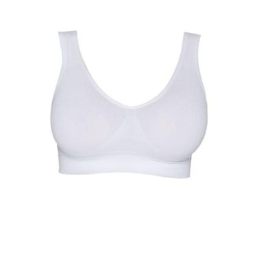 Imagem de Top Hanes Alças Largas sem Costura 5762 Branco, Branco, G