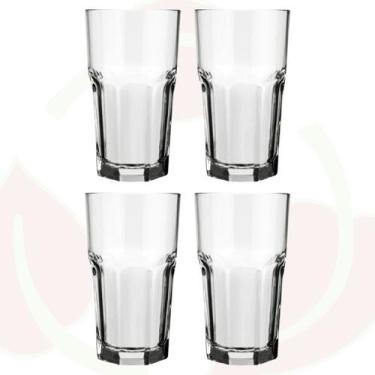 Imagem de 4 Copo de Vidro Bristol 200ML Nadir Café Água Eventos Drink - NADIR FI